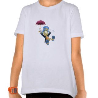 Jiminy Cricket with His Umbrella Disney T shirt