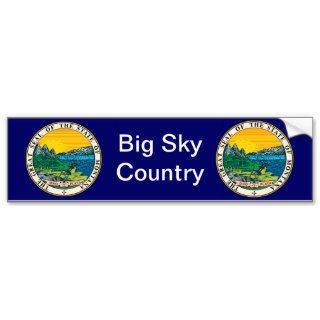 Montana Great Seal Bumper Stickers