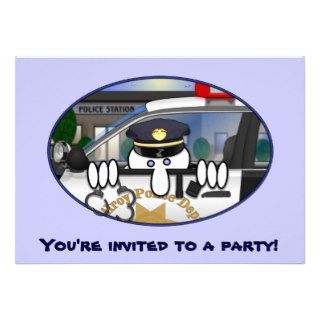 Police Kilroy Invitations