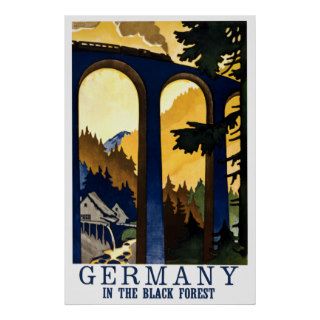 Germany in the Black Forest ~ Vintage Travel Ad Posters
