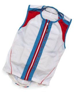 Alpina Kinderprotektor Jacket Soft Protector Kids (Größe S  Körpergröße ca. 149 164 cm, Farbe 15 weiß/argile) Sport & Freizeit