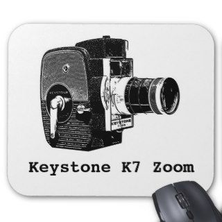 Keystone K7 Zoom 8mm Movie Camera Mousepad