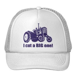 I Cut A Big One Landscaper Trucker Hat