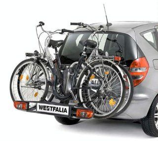 Westfalia Portilo Heckträger für 2 Fahrräder   Sofort einsetzbar und erweiterbar für den Transport eines 3. Fahrrads Auto