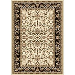 Machine made Golestan Boteh Cream Rug (2' x 3'11) Accent Rugs