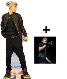Justin Bieber (Live)   Lebensgrosse Pappfiguren / Stehplatzinhaber / Aufsteller   Enthält 8X10" (25X20Cm) Starfoto   #155 Spielzeug