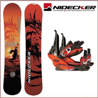 Snowboard Set Nidecker Dragon 08 + Nidecker S460 Bindung 155 Sport & Freizeit