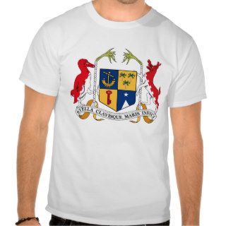 Mauritius Coat of Arms T shirt
