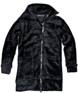 Emoi Mädchen Fleecejacke/Sweatshirt/Fell Jacke,schwarz,Größe 164 Baby