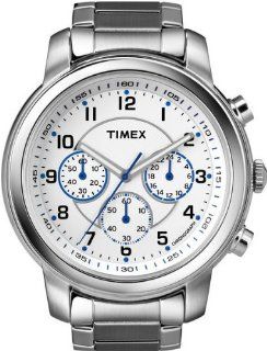 Timex Herren Armbanduhr XL Milan Chronograph Chronograph Edelstahl T2N167 Uhren