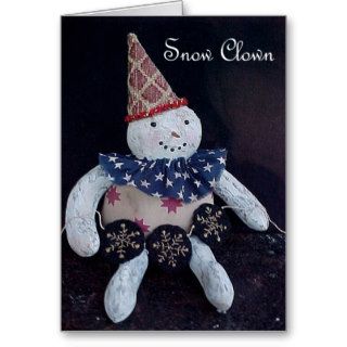 Snow Clown Card