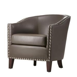 Home Decorators Collection Moore 30 in. W Pebble Grey Club Chair 1338900820
