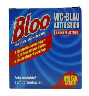 Bloo WC Beckensteine Blau, Nachfüllpackung, 6er Pack (6 x 2 Stück) Drogerie & Körperpflege