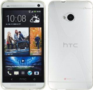 Silikon Hülle HTC One M7   X Style Clear Elektronik