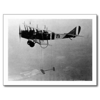 Curtiss JN 4 Jenny Aircraft With Model Wing Postcards