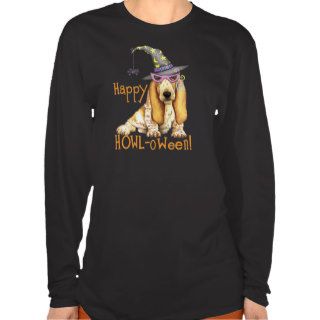 Basset Hound Witch T Shirts