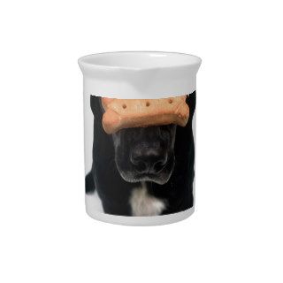 Dog Good Things Come Drink Pitcher