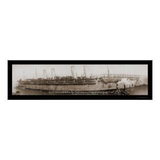 Kaiser Wilhelm Ship Photo 1919 Posters