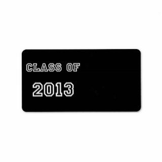 Class of 2013   Customized Graduation Template Personalized Address Labels