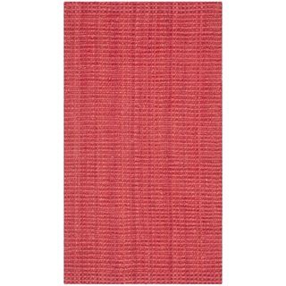 Safavieh Hand loomed Sisal Style Red Jute Rug (2'3 x 4') Safavieh Accent Rugs