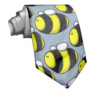 Cartoon Bumble Bee Necktie
