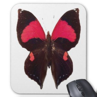 Beautiful black and red butterfly, mousepad