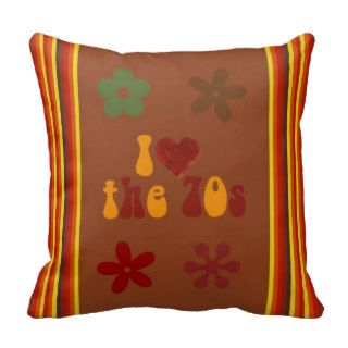 I love the 70s pillow
