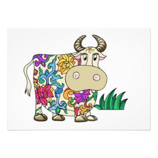 Tattooed Cow Invitations