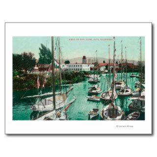 Sailboats on Napa River SceneNapa, CA Postcards