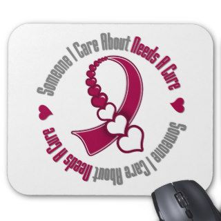 Head Neck Cancer Someone I Care About Needs A Cure Mouse Mats
