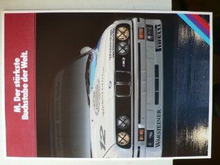 Prospekt / brochure   BMW M. Der st�rkste Buchstabe der Welt M3 / Cabrio 195 PS , M 5 E 28   sch�n und selten   Original keine Angabe Bücher
