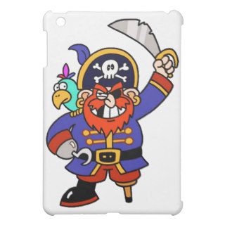 Cartoon Pirate With Peg Leg And Sword Cover For The iPad Mini