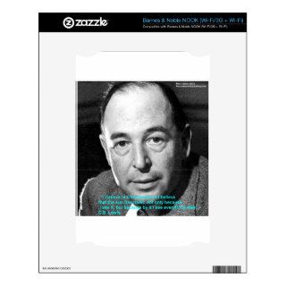 CS Lewis "Being Christian" Wisdom Quote Gifts Skin For The NOOK
