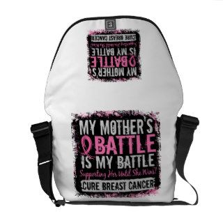My Battle Too 2 Breast Cancer Mother Messenger Bag