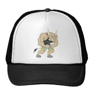 Mr Strong Shirt  Cute Muscular Mr Strong Ox Shirt Hats