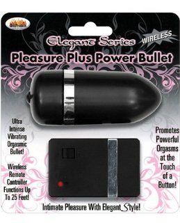 Elegant wireless power plus bullet   black (Package Of 7) Health & Personal Care