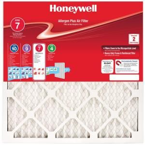 Honeywell 20 in. x 20 in. HW Allergen Plus Pleated Air Filter (2 Pack) 90702.012020