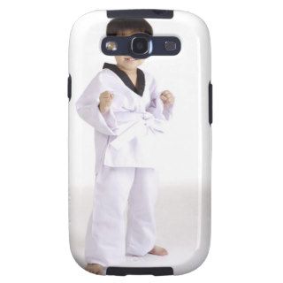 Boy in taekwondo uniform, portrait samsung galaxy SIII case