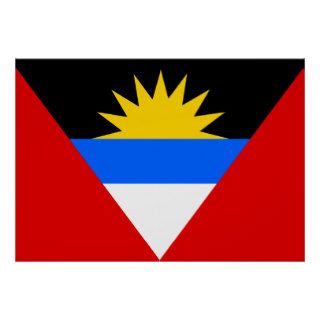 Antigua Flag Posters