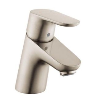 Hansgrohe Focus 70 Single Hole 1 Handle Low Arc Bathroom Faucet in Brushed Nickel 04370820