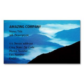 Distant Mountains Business Card Templates