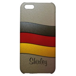 Germany Flag Colors Chrome iPhone 5C Covers
