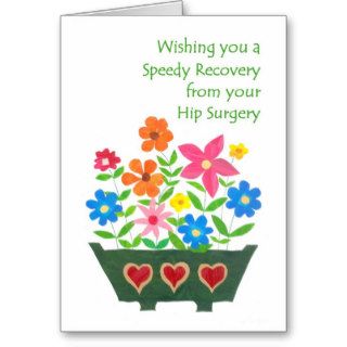 Get Well Card   Hip Surgery