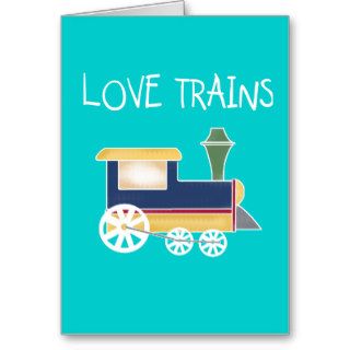 LOVE TRAINS CARD