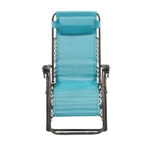 Home Decorators Collection Zero Gravity Peacock Sling Patio Lounger DISCONTINUED 0876600330