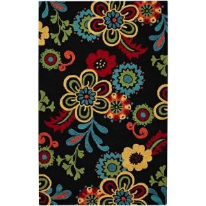 Home Decorators Collection Tilly Black 9 ft. x 12 ft. Area Rug 1323750210