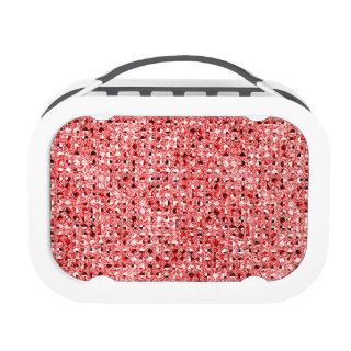 Red Sequinned Bling Effect Lunchbox