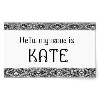 Unique Hello my name is   name tags stickers