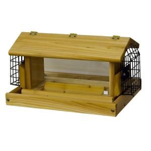 Stovall Products Standard Flip Top Mixed Seed Feeder with Suet Baskets SP2FB