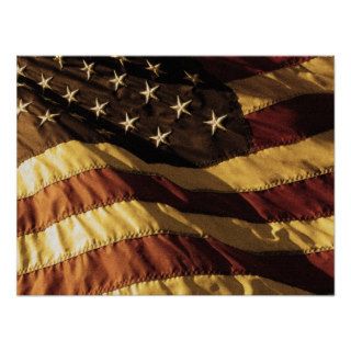 Antique American Flag Posters